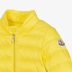 Moncler Enfant Yellow Down Padded Acorus Puffer Jacket