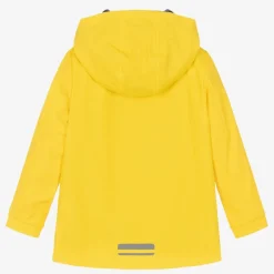 Mitty James Yellow Hooded Waterproof Raincoat Outlet