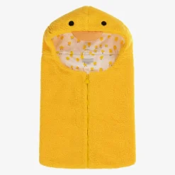Stella McCartney Kids Yellow Sherpa Fleece Baby Chick Nest (70cm) Sale