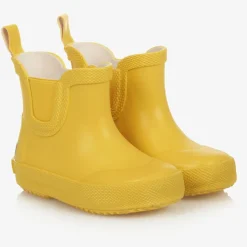 CeLaVi Yellow Short Rain Boots Sale