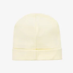 Kissy Kissy Yellow Striped Pima Cotton Bee Hive Baby Hat