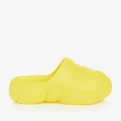 Moschino Kid-Teen Yellow Teddy Bear Clogs Hot