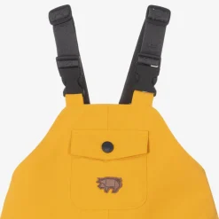 Töastie Yellow Waterproof Dungarees Online