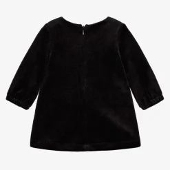 Moschino Baby Baby Girls Black Velour Hearts Dress Best