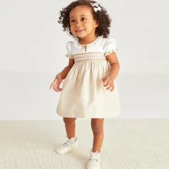 Beatrice amp; George Baby Girls Ivory Leather Pre-Walker Shoes Online