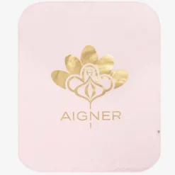 AIGNER Baby Girls Pink Pima Cotton Blanket (88cm) Hot