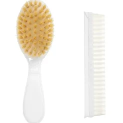Tartine et Chocolat Baby White Brush & Comb Set Outlet