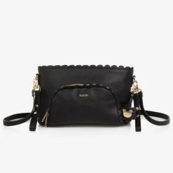 Nanán Black Faux Leather Changing Bag (38cm) Best