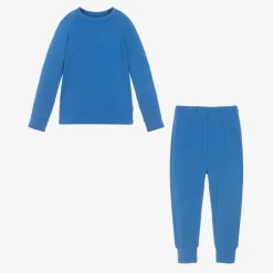 Roarsome Blue Bamboo Jersey Base Layer Set
