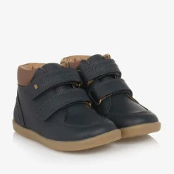 Bobux IWalk Blue Leather Velcro Boots Clearance