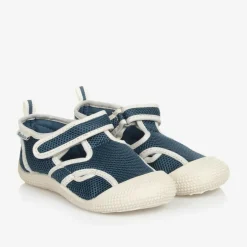 Playshoes Blue Mesh Aqua Shoes Discount