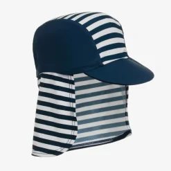 Playshoes Blue Striped Swim Hat (UPF 50+) Online