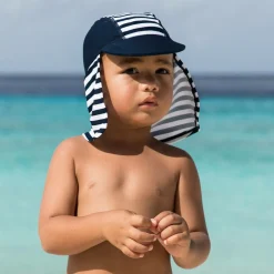Playshoes Blue Striped Swim Hat (UPF 50+) Online