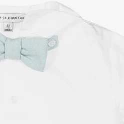 Beatrice amp; George Boys Blue Cotton Shorts Set Online