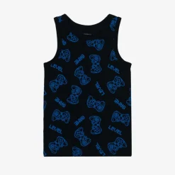 NAME IT Boys Blue Cotton Vests (2 Pack) Sale