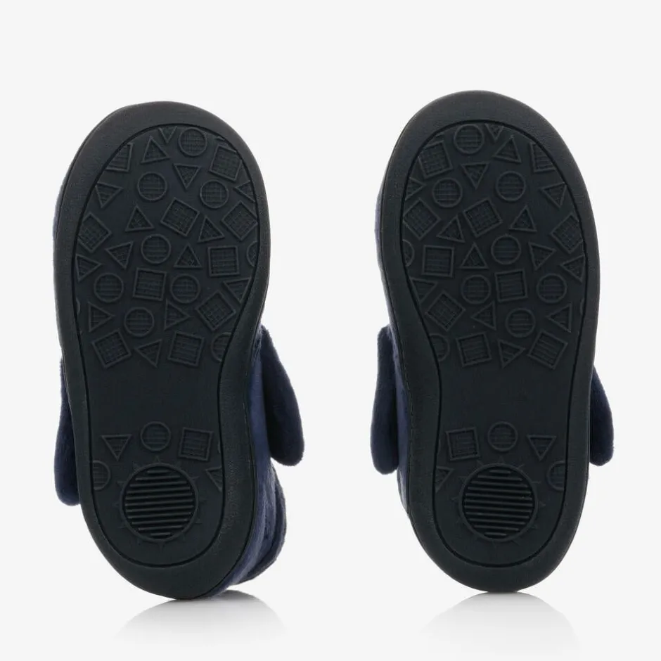 Chipmunks Boys Blue Rocket Velcro Slippers Online