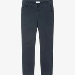Foque Boys Navy Blue Chino Trousers Hot