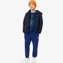 Lacoste Boys Navy Blue Puffer Jacket Clearance