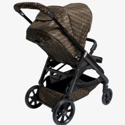 Fendi Brown FF Logo Stroller Online