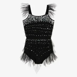 Tutu du Monde Girls Black Sequinned Tulle Costume Hot