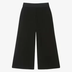 Calvin Klein Girls Black Wide Leg Trousers