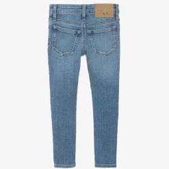 Calvin Klein Girls Blue Denim Mid-Rise Skinny Jeans Outlet