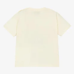 Gucci Girls Ivory Cotton T-Shirt Outlet