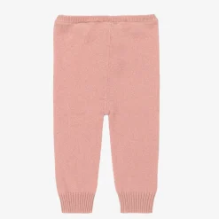 Bonpoint Girls Pink Cashmere Knit Leggings Sale