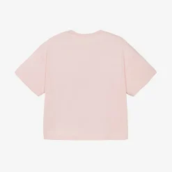 Calvin Klein Girls Pink CK Cotton T-Shirt Online