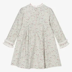 Foque Girls Pink Cotton Floral Dress Best