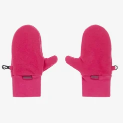 Playshoes Girls Pink Fleece Mittens Outlet