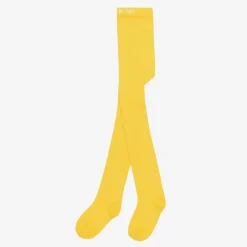 Country Kids Girls Yellow Cotton Knitted Tights Online