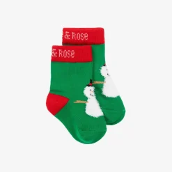 Blade amp; Rose Green Festive Snowman Socks Outlet