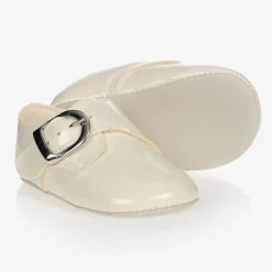 Early Days Baypods Ivory Patent Pre-Walker Shoes Online