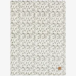 Elodie Ivory Plush Dalmation Print Blanket (98cm) DalmationDots Online