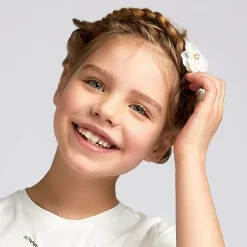 Cute Cute Ivory Satin & Tulle Hairclip (6cm) Clearance