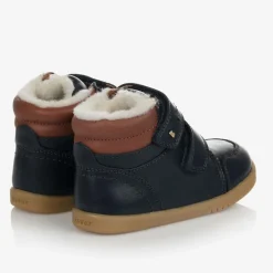 Bobux IWalk Navy Blue Leather Boots Outlet