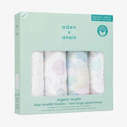 aden + anais Organic Cotton Muslin Swaddles (4 Pack) Hot