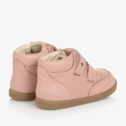 Bobux IWalk Pink Leather Velcro Boots New