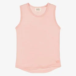 Smalls Merino Pink Merino Wool Vest Top Best