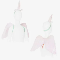Meri Meri White & Pink Sequin Unicorn Costume Best