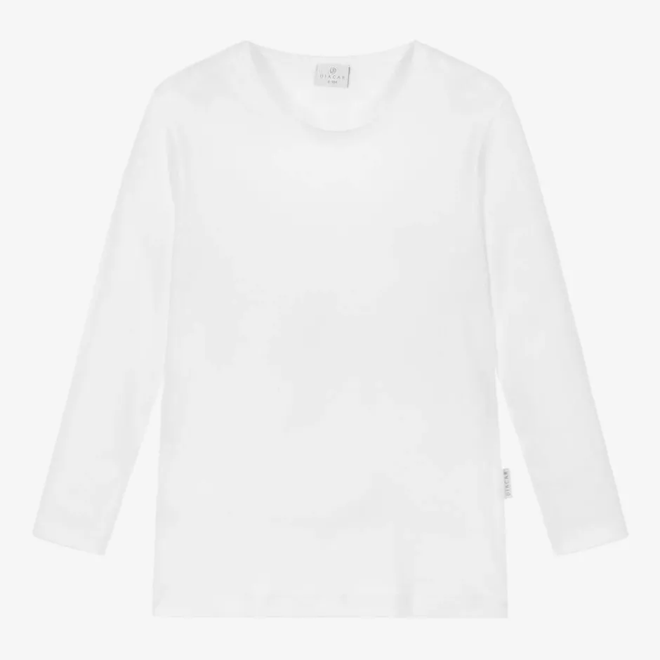 Diacar White Cotton Top