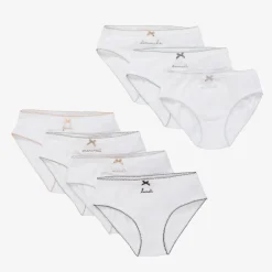 Bonpoint White Days Of The Week Cotton Knickers Gift Set Best