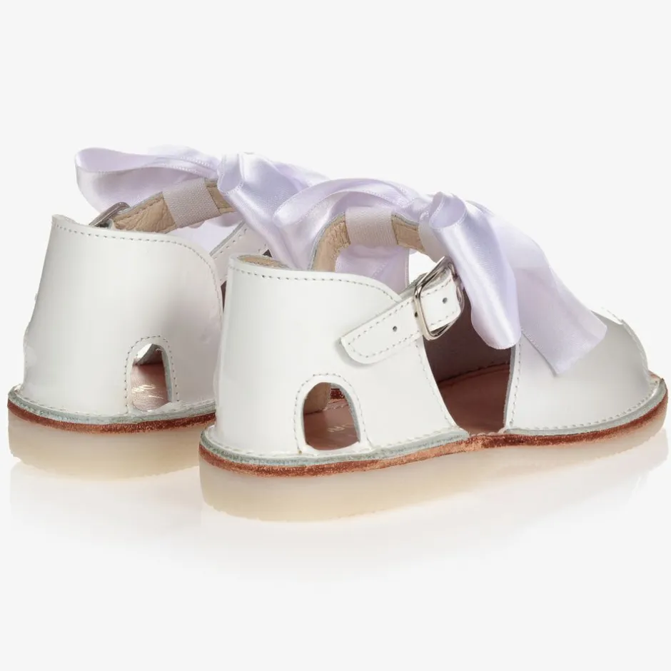 Early Days White Patent Leather Sandals Best