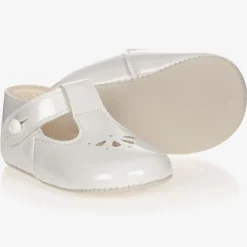 Early Days Baypods White Patent Pre-Walker Shoes Hot