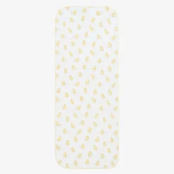 Kissy Kissy White Pima Cotton Cheery Chicks Burp Cloth (49cm) Hot
